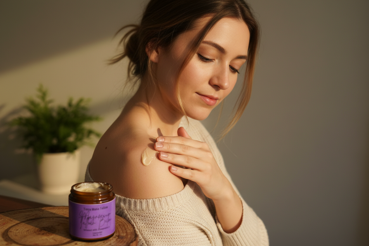 Magnesium Balm Lifestyle Shot