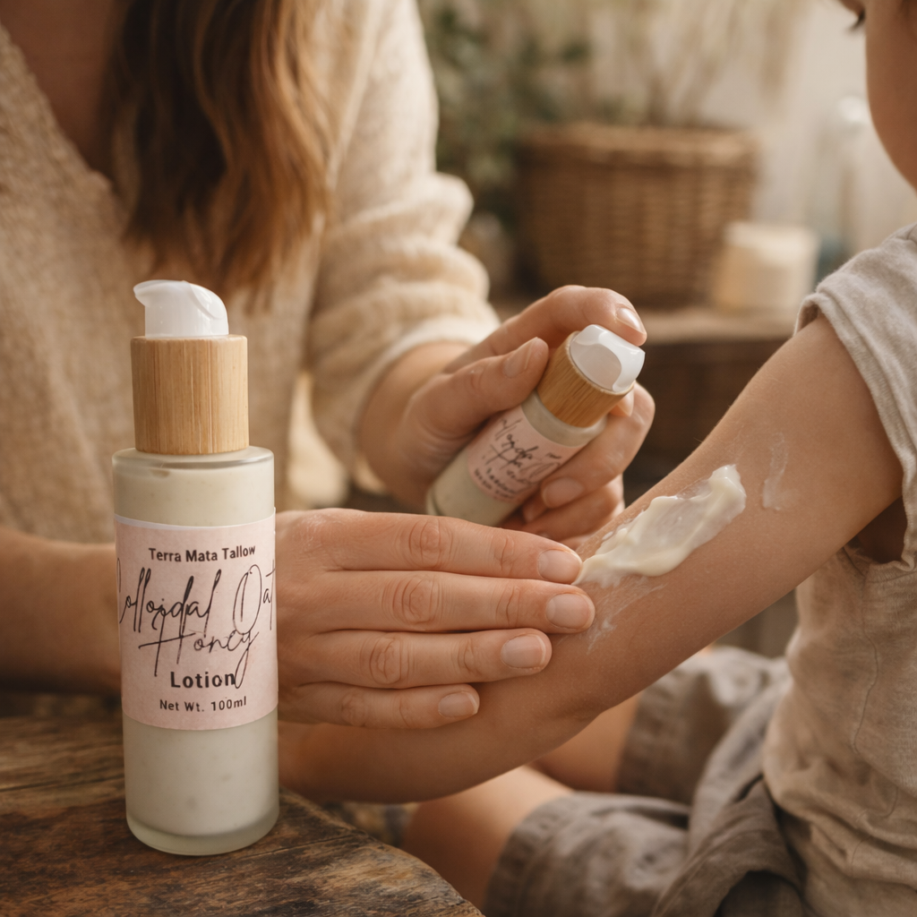 Colloidal oats lotion