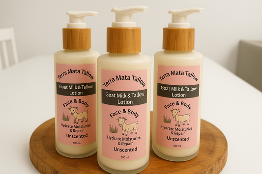 Goat Milk & Tallow Face & Body Lotion Normally $39