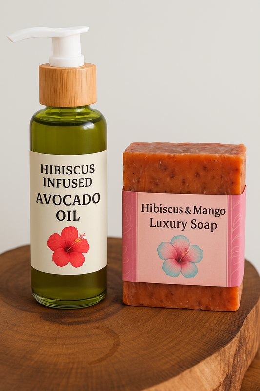 Hibiscus 🌺 infused Avocado 🥑 Oil