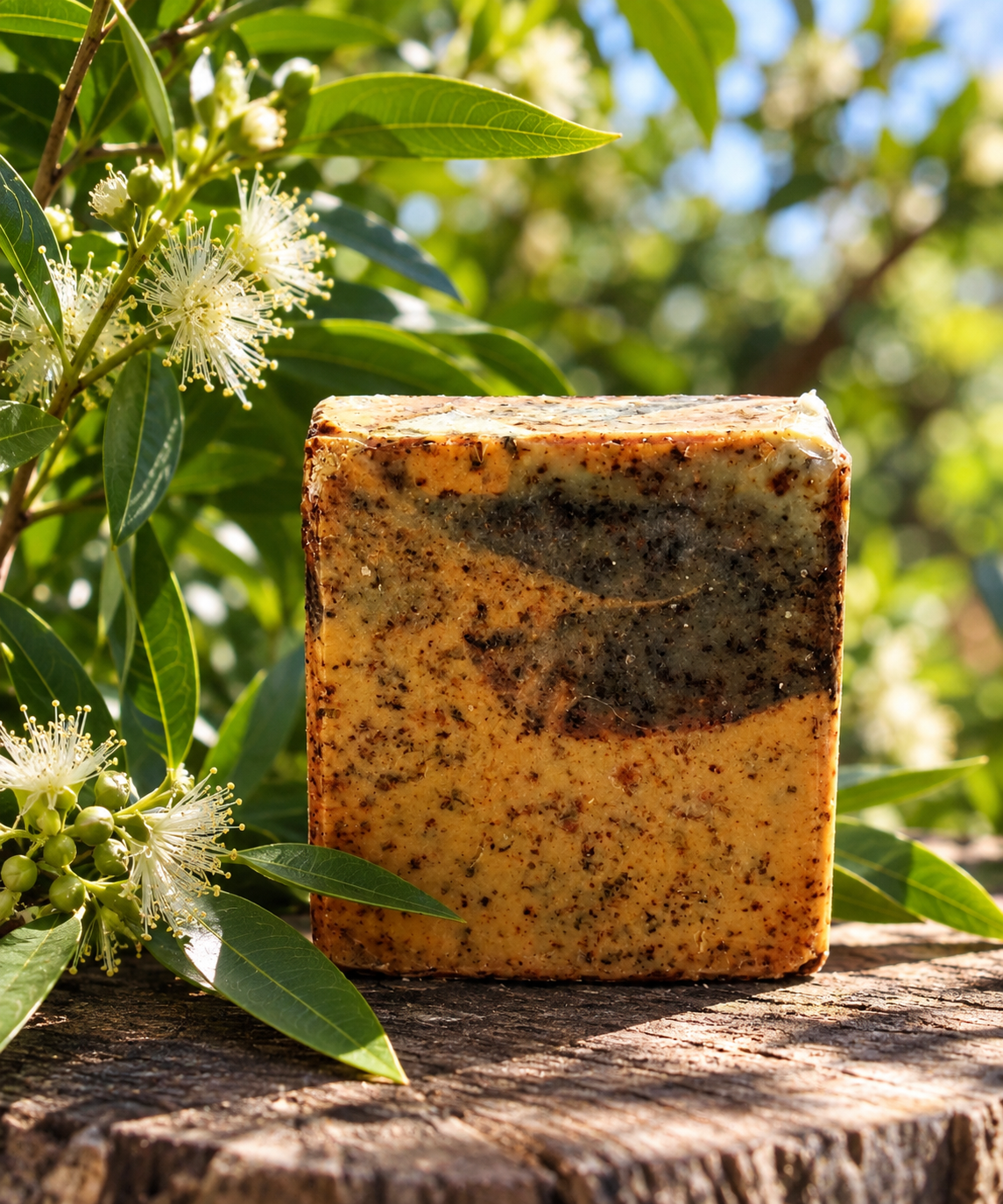 Lemon myrtle & Calendula Botanical Soap