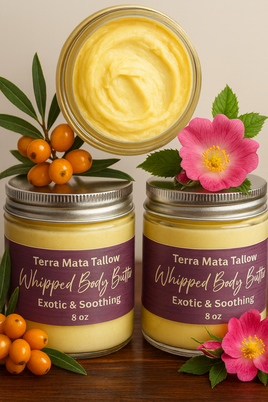 Terra Mata Tallow whipped body butter 