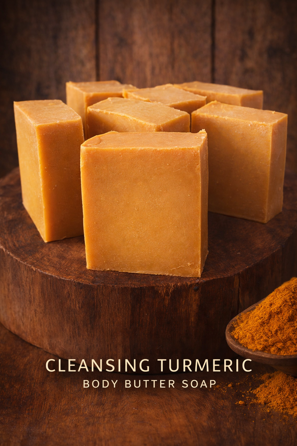 turmeric and grass fed organic  soap allow