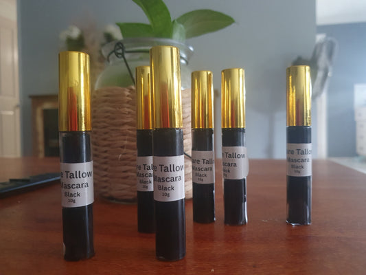 Tallow Mascara with Rosemary & Mango Butter ( BARE Tallow Range of Cosmetics 💄)