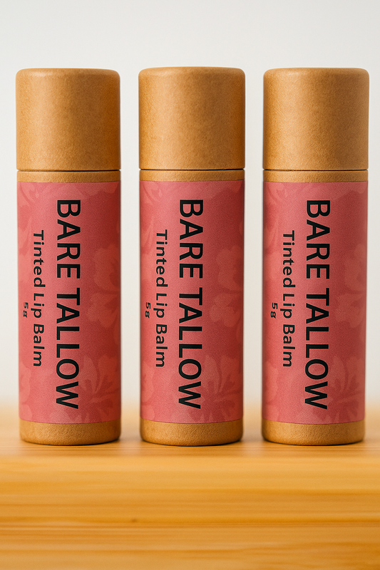 Terra Mata Tallow's ( BARE Tallow Cosmetic Range) Tinted Lip Balm