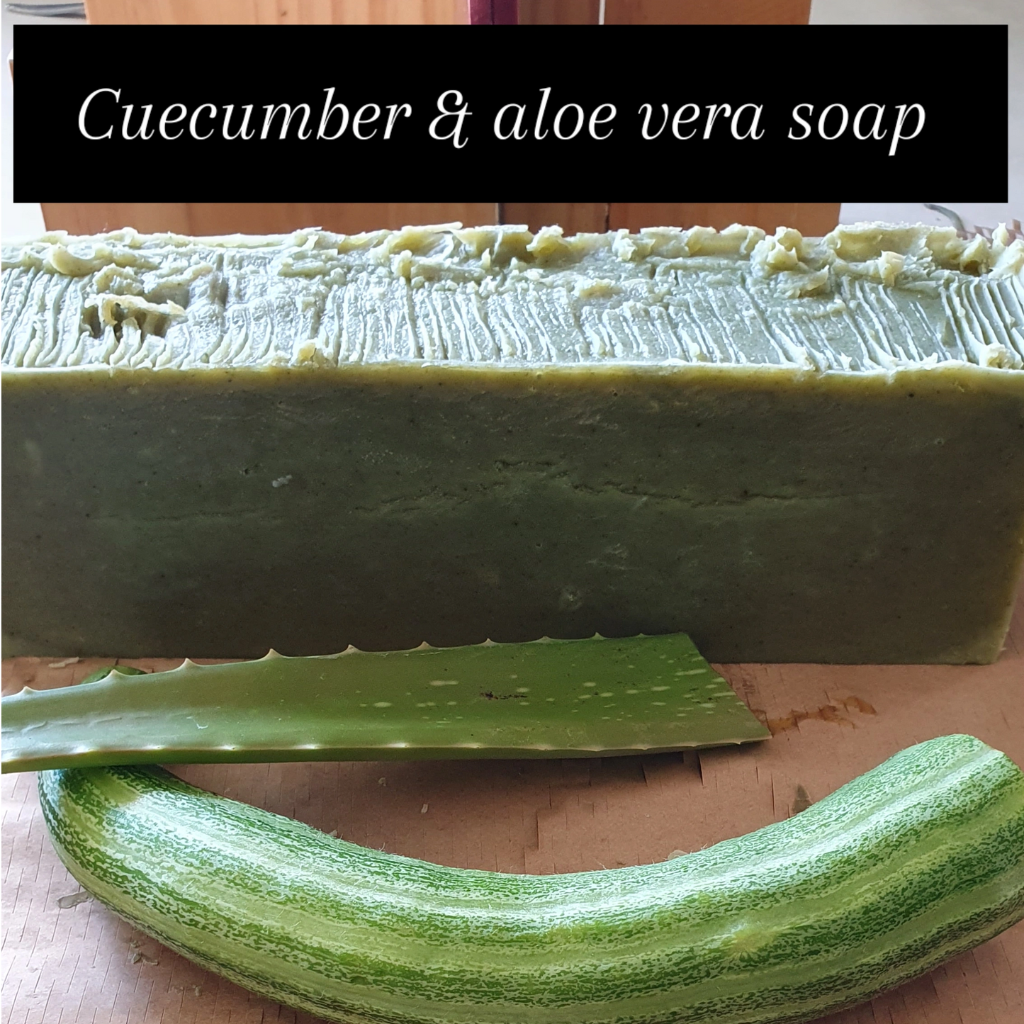 Organic Cucumber & Aloevera Tallow Soap