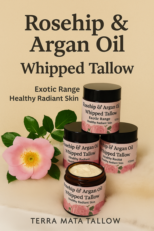 Rosehip & Argan Oil Whipped Tallow Balm