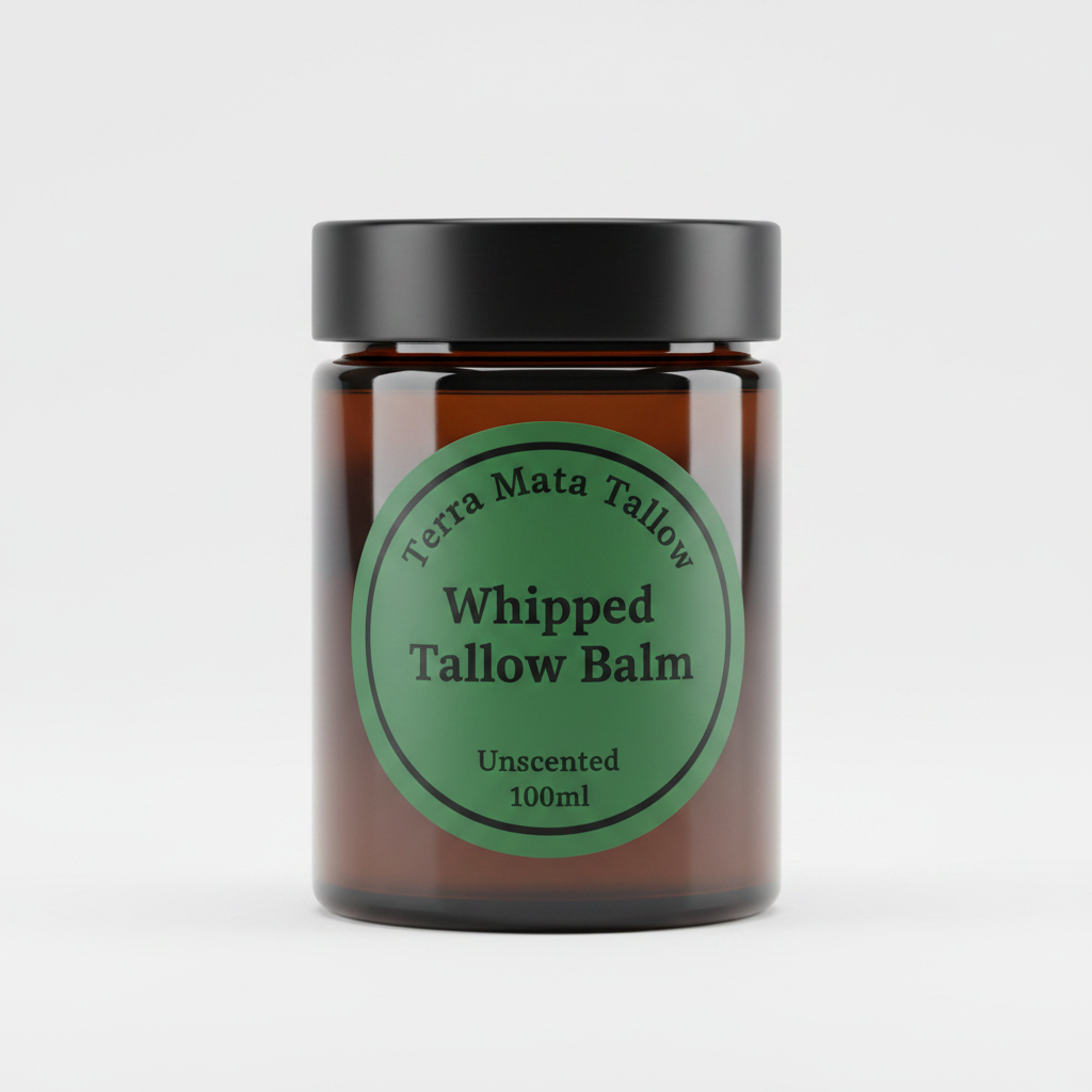 Whipped Tallow Balm - Curved Label Text